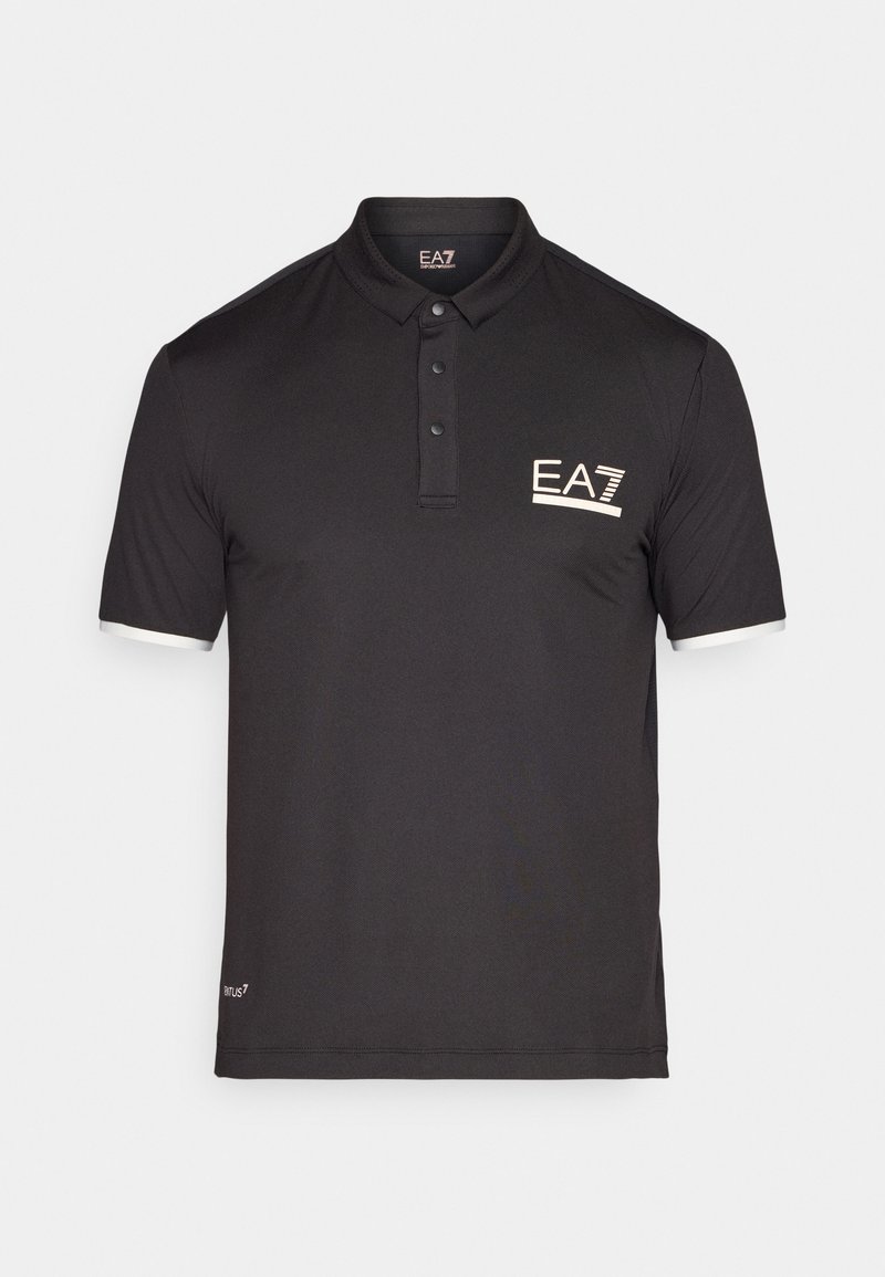 EA7 Emporio Armani Poloshirt zwart EA7 Emporio Armani Poloshirt zwart