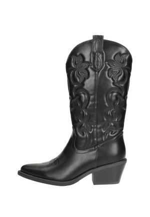 WESTERN  - Cowboy-/Bikerlaarsjes - zwart