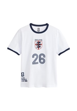 Next, REGULAR FIT - FOOTBALL RINGER T-SHIRT . - T-shirt print - white england