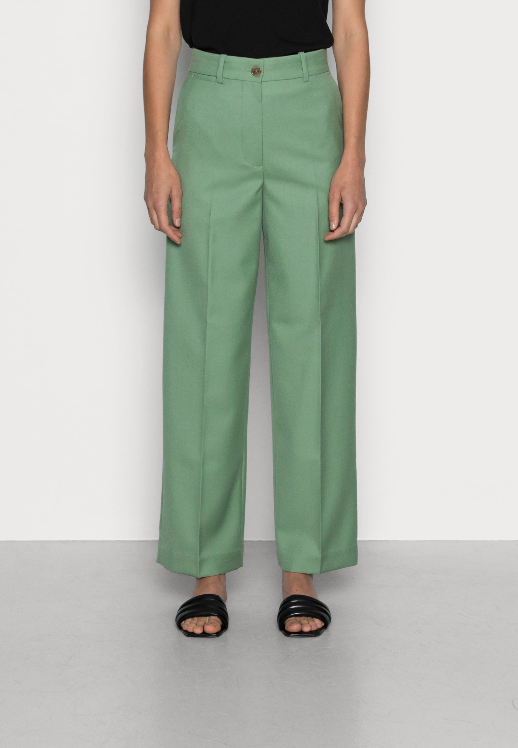 ARKET Trousers - sage/light green 