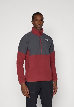 GLACIER HEAVYWEIGHT 1/2 ZIP - Vesta od flisa - sumac/asphalt grey