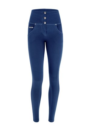 Freddy, PUSH UP  NAVETTA VITA ALTA CON BOTTONI - Jeans Skinny Fit - blu