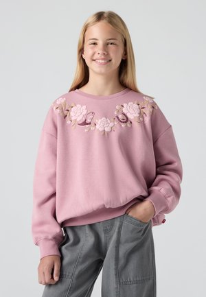 Levi's® LVG ROSE FRONT TUCK CREW - Pusa - lilas levis