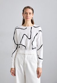 KNITID GRAFFITI CREW - Neule - laser white/pantone