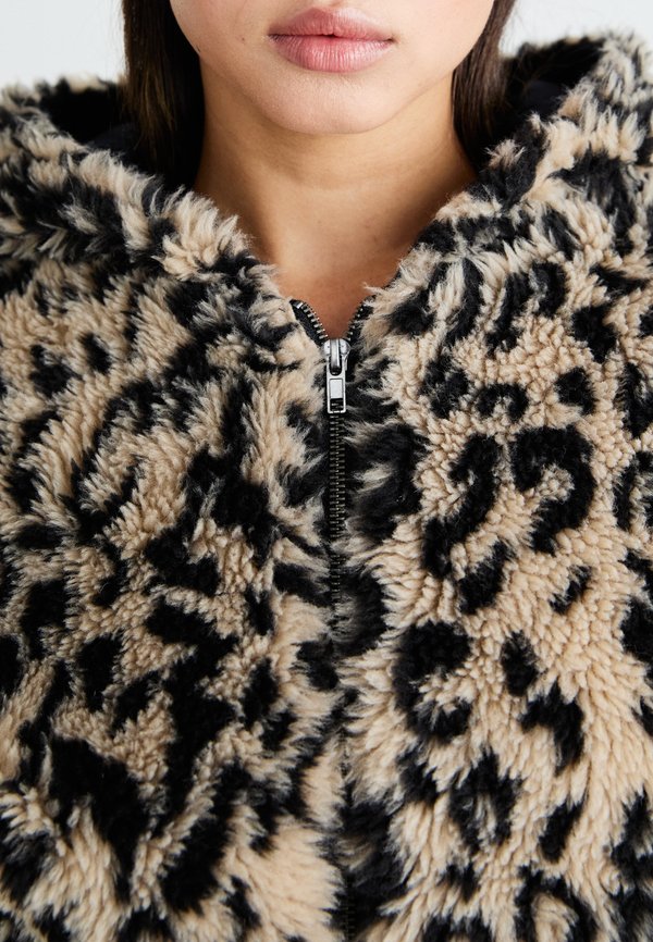LEOPARD HOODED JACKET UNISEX - Winter jacket3