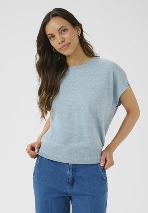 DELA - Strickpullover - blue heaven melange