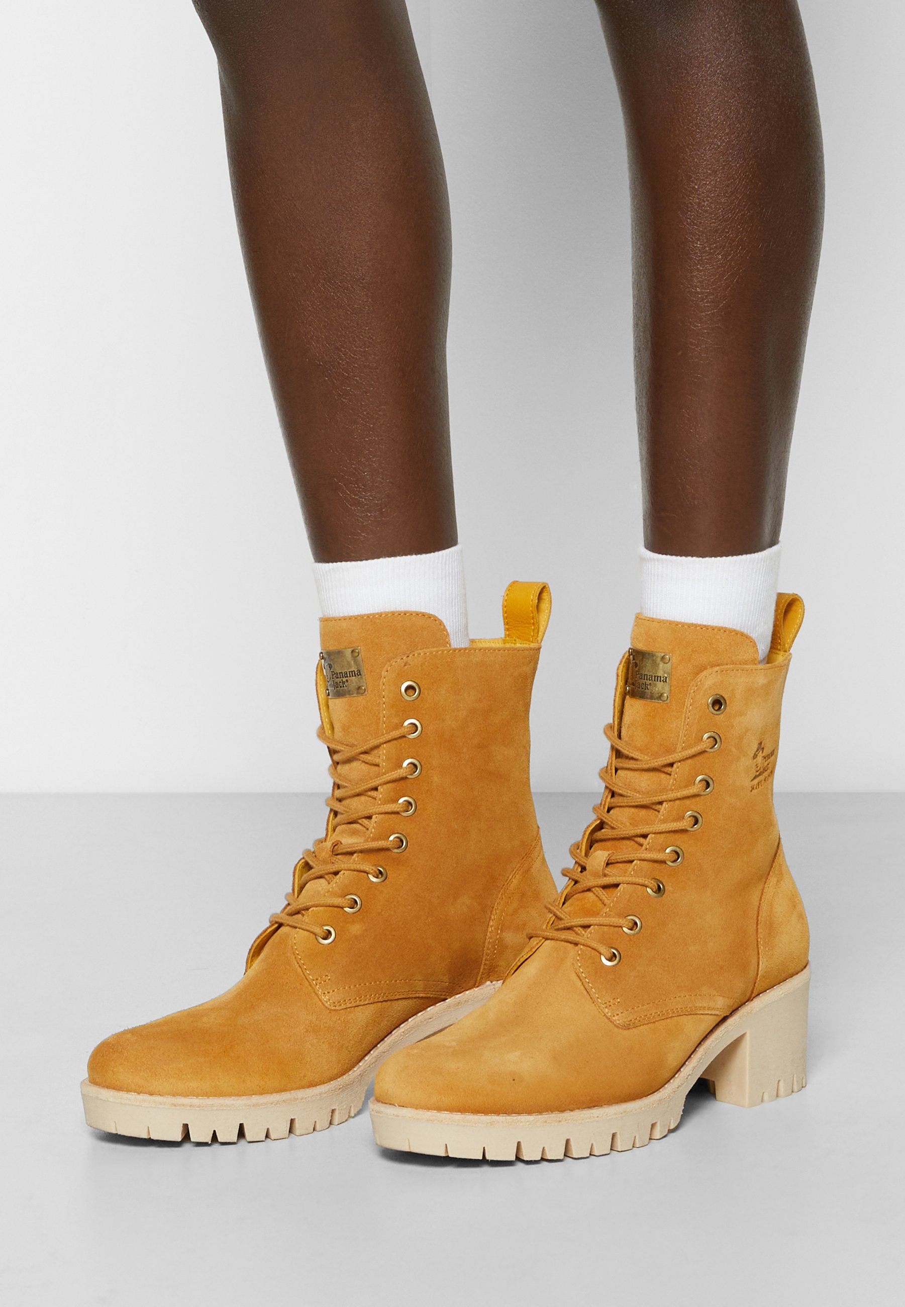 Panama Jack POLONIA - Botines con plataforma - vintage/camel - Zalando.es