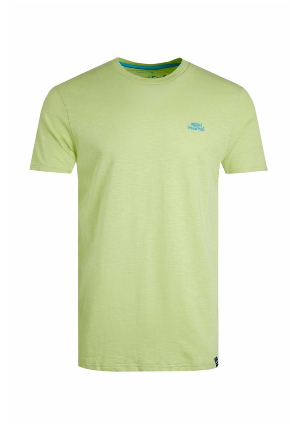 BRANDED - Basic T-shirt - acid lime2