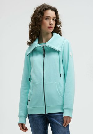 MIT HOHEM KRAGEN - Sweatjacke - new aqua