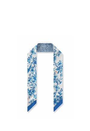 MIT BLUMEN-LEO-PRINT - Écharpe - blau
