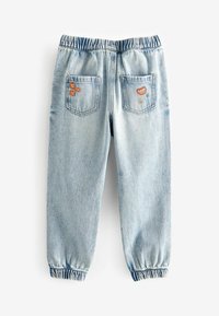 Next JOGGERS STANDARD - Jeans relaxed fit - denim lightwash embellished