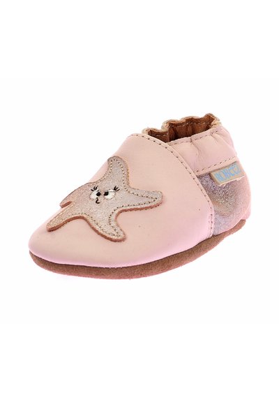 Chaussons Bébé Robeez Crazybutterfly - Cuir Souple Naturel