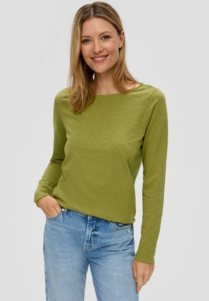 MIT U-BOOT-AUSSCHNITT - Langarmshirt - guacamole