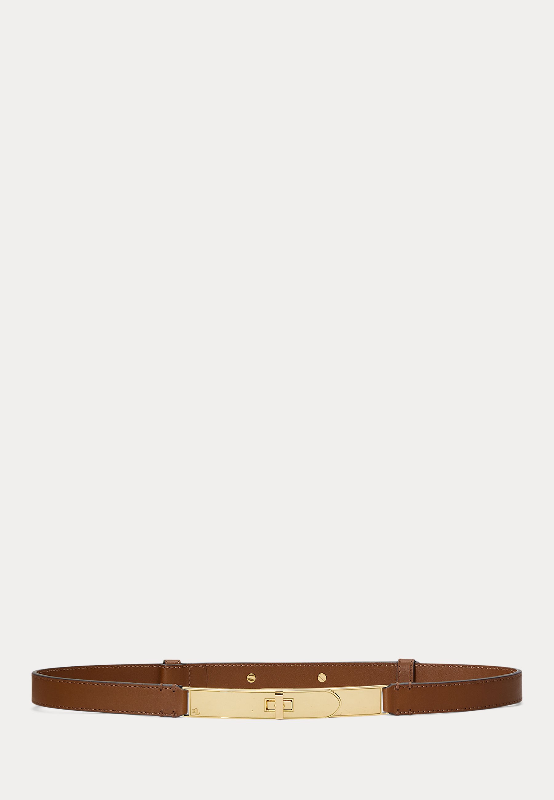 Lauren Ralph Lauren TURN-LOCK SKINNY LEATHER BELT - Belt 