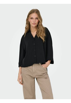 Overhemdblouse - black