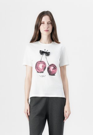 ONLNITA - Print T-shirt - cloud dancer