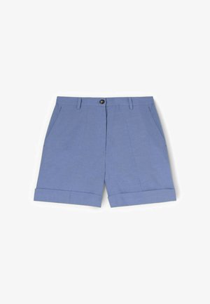 Motivi, SHORTS CON RISVOLTO - Shorts - blu