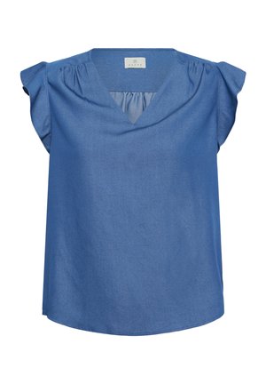 Kaffe, KAANNALINE BLOUSE - Blouse - medium blue chambray