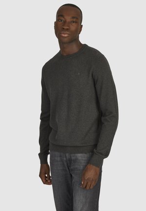 BASIC  - Strickpullover - anthrazit