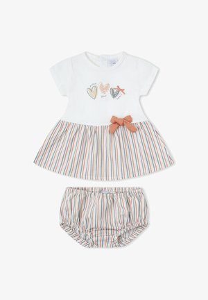 Canada House, VESTIDO - Vestido informal - white/orange