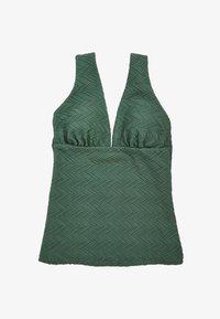 Selected, khaki green textured