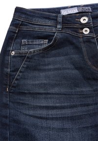 Cecil Vaqueros a campana - dark-blue denim