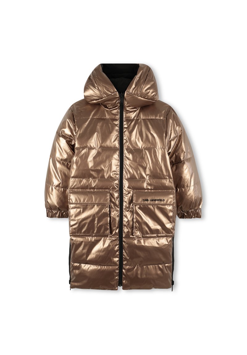 KARL LAGERFELD KIDS Parka zwart KARL LAGERFELD KIDS Parka zwart