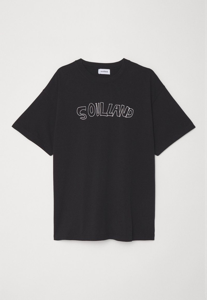 Soulland T-shirt print zwart Soulland T-shirt print zwart