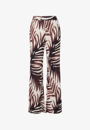 Malina, ANTONIA HIGH WAIST FLARED PANTS - Παντελόνι - burnt leaf