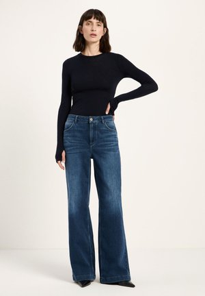 LANIUS, Wide Leg - night blue denim