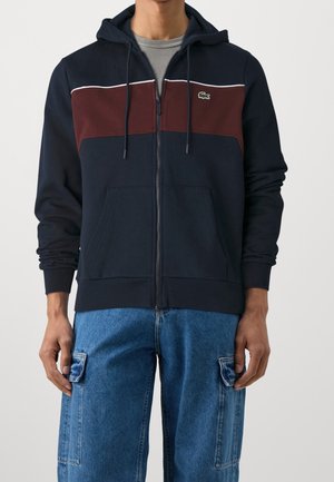 Lacoste, Sweat zippé - dark brown