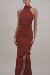 WAL G. CLAUDINE - Společenské šaty - burnt orange