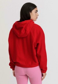 hessnatur OVERSIZE - Fleecejacke - rot