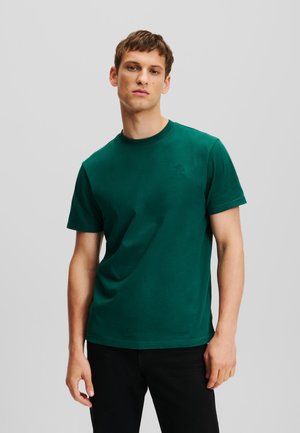KARL LAGERFELD KAMEO LOGO - Jednoduché tričko - rainforest green