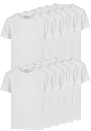 12-PACK - T-shirts basic - white