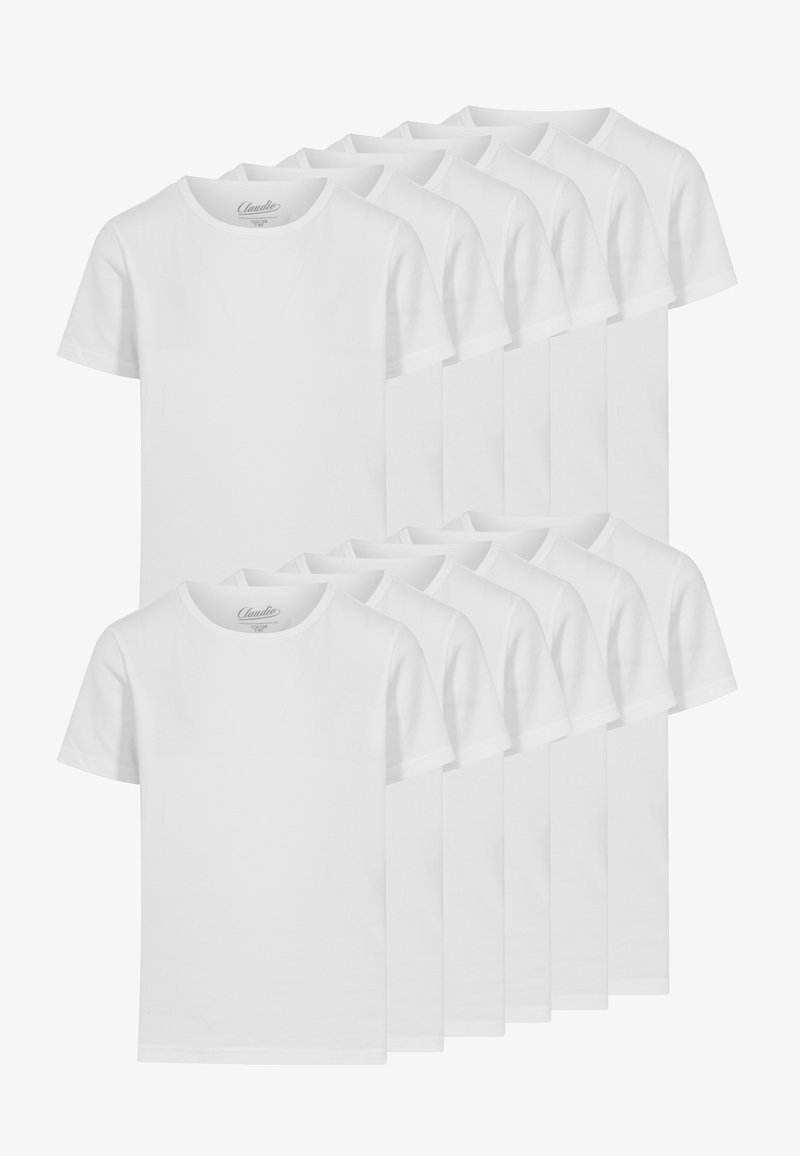 Claudio 12-PACK - T-shirts basic - white
