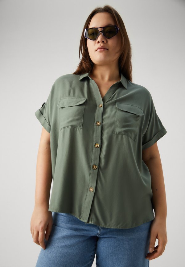 VMCBUMPY NOOS - Button-down blouse - laurel wreath3