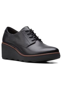 Clarks Bottines compensées - black