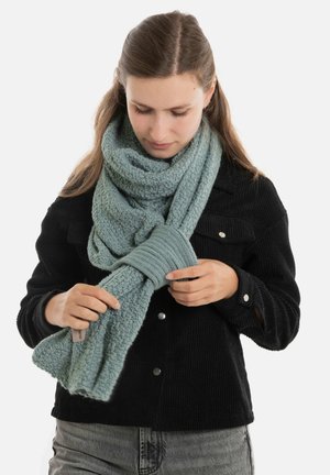 Knit Factory HAZE - Sjaal - stone green