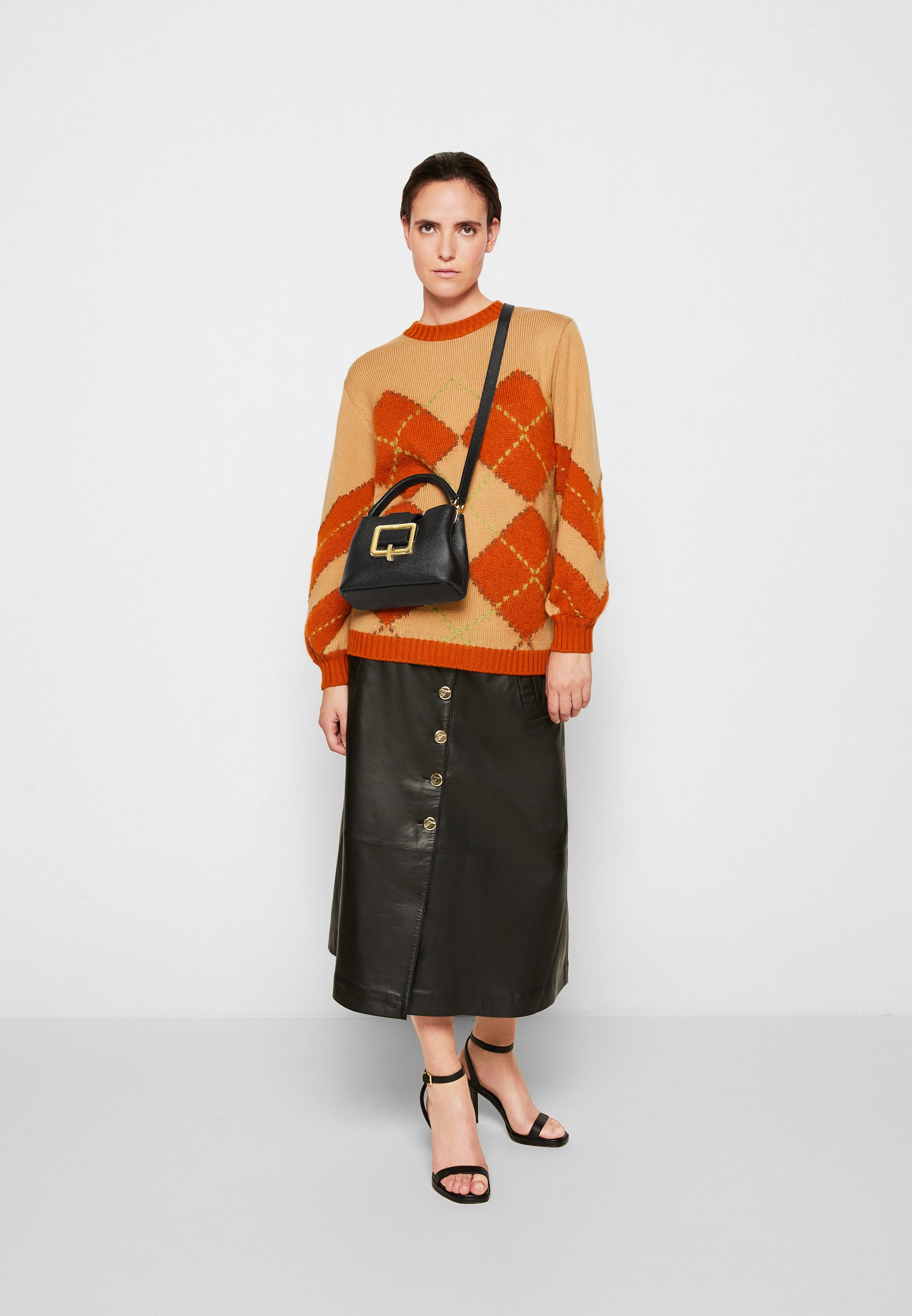 bally top handle bag