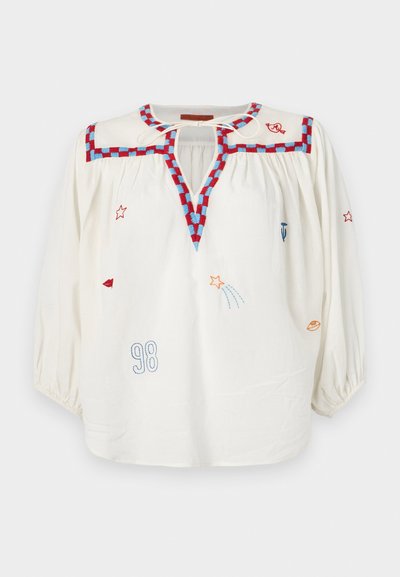 Mother THE BREEZE YOKE - Bluză - whitre