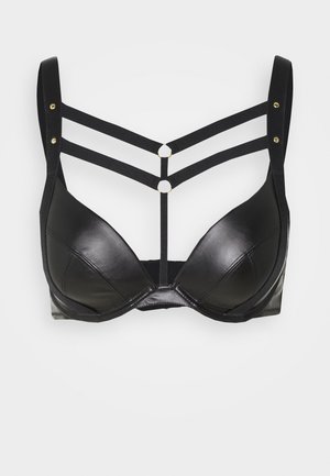 SHADOW - Push-up bra - caviar