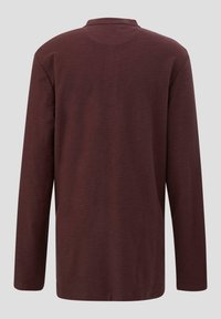 s.Oliver MIT HENLEYAUSSCHNITT - Langarmshirt - bordeaux