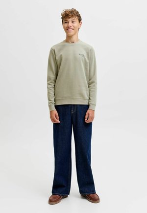 Jack & Jones Junior, JJEARCHIVE GRAPHIC SWEAT CREW NECK JNR - Pusa - vetiver