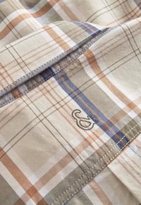 Colours & Sons LANGARMHEMD CHECKED - Camicia - beige