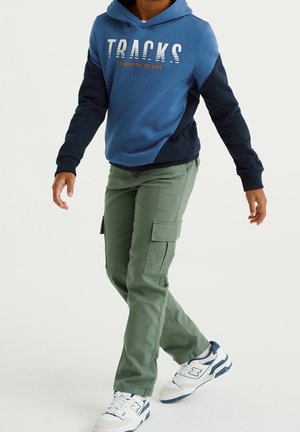 WE Fashion, Pantalon cargo - metallic green