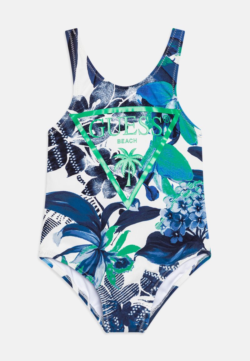 Guess JUNIOR ONE PIECE SWIMSUIT Badeanzug blue/green/blau Zalando.de