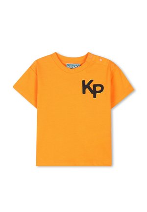 KENZO kids SHORT-SLEEVED  - T-shirt imprimé - orange