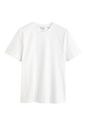 Next, TALL FIT - HEAVYWEIGHT - T-shirt basique - white