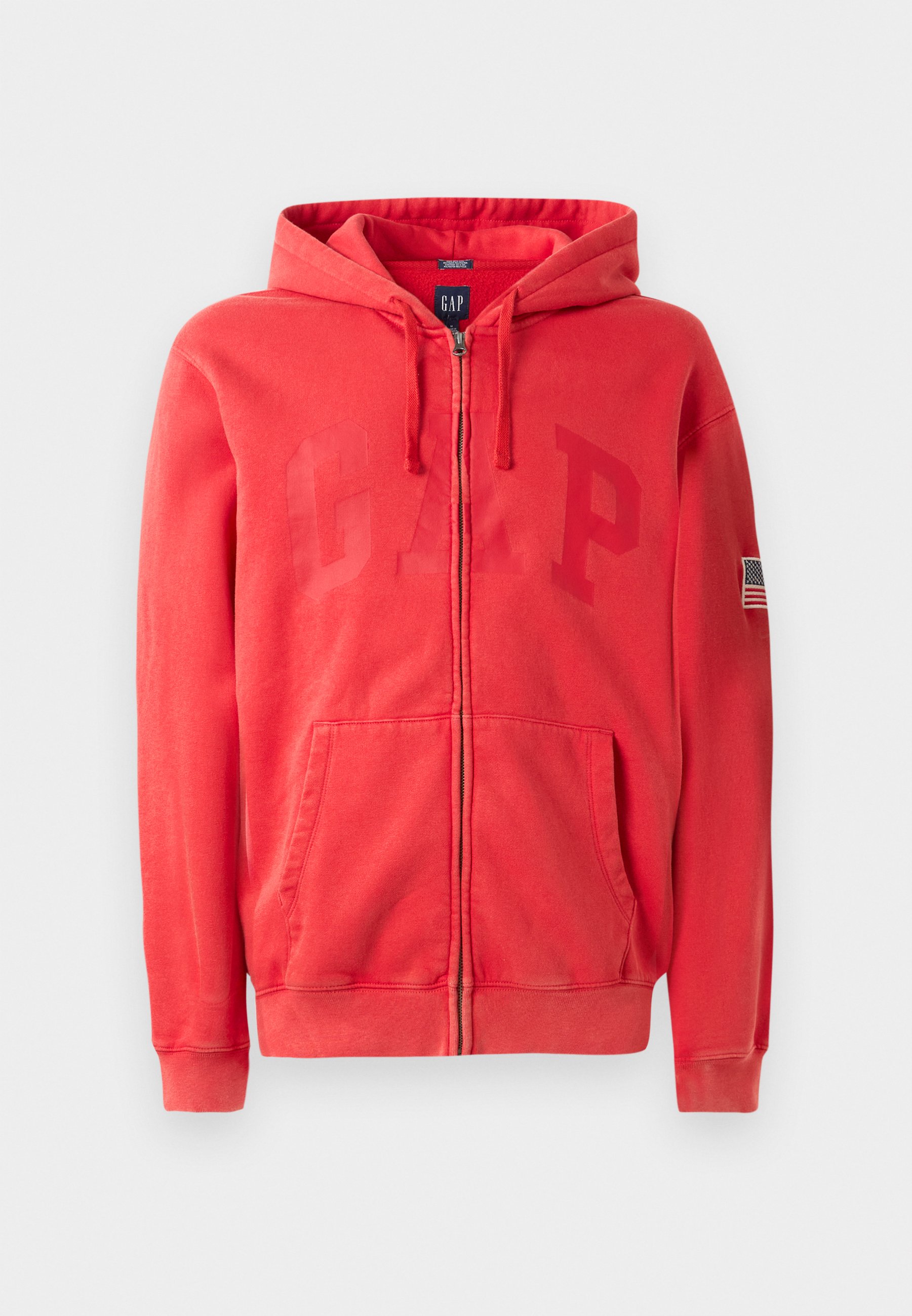 AMERICANA LOGO - Zip-up sweatshirt - tomato - Product Details